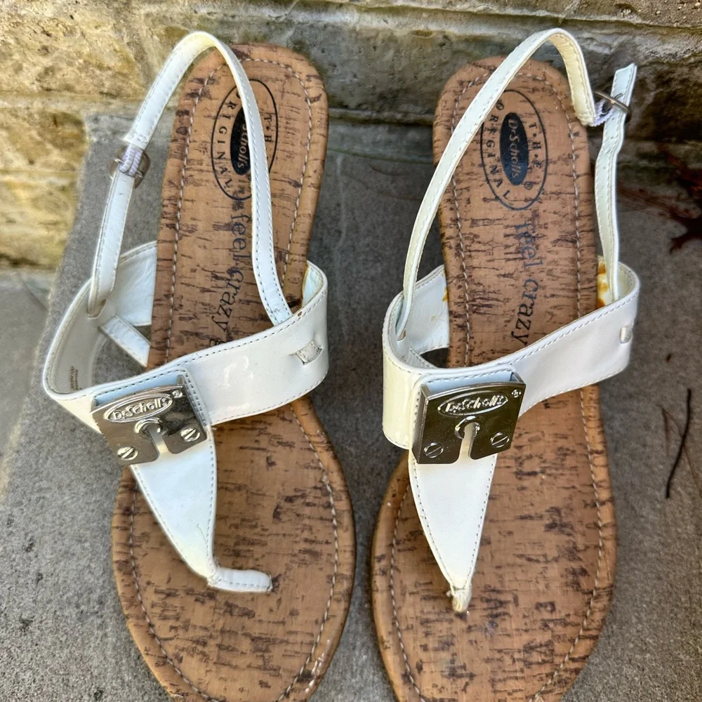 Dr Scholls White Wedges